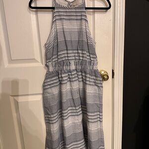 Striped Halter Dress
